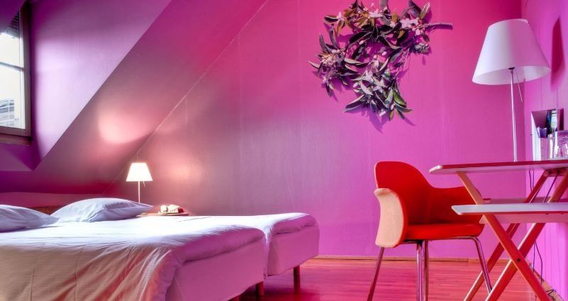 Gast - Und Kulturhaus Der Teufelhof Basel Hotel Room photo